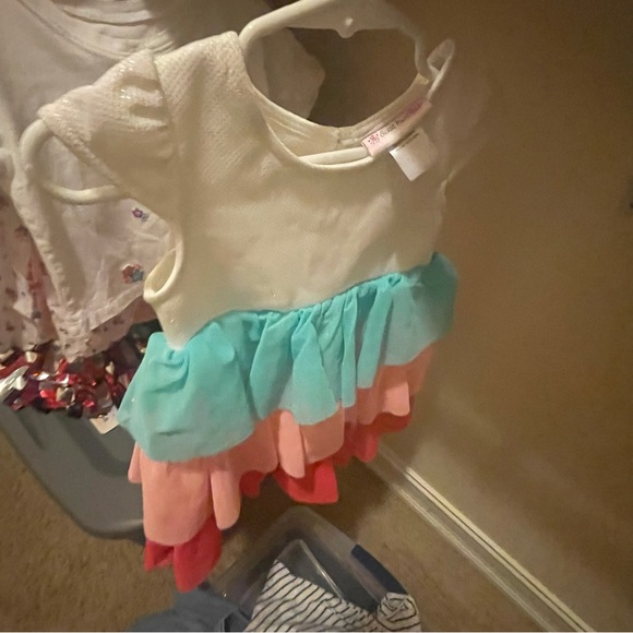 2T Boutique Dress: Birthday/Spring/ Easter! Three tier ruffles. Fabulous Design! - Picture 6 of 7